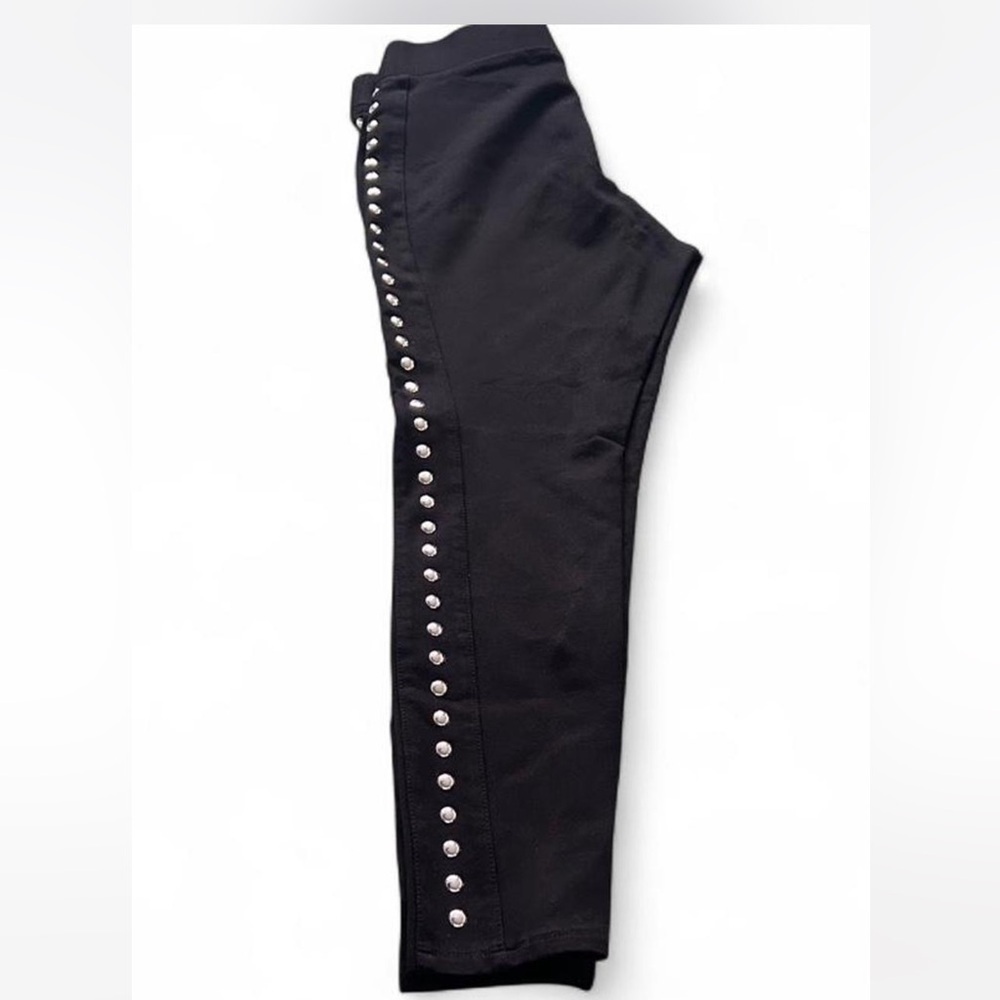 Bar III Black Studded Leggings - Picture 5 of 10